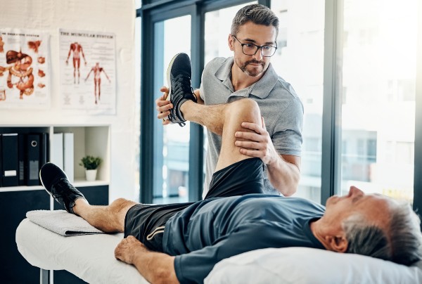 image of a physiotherapist